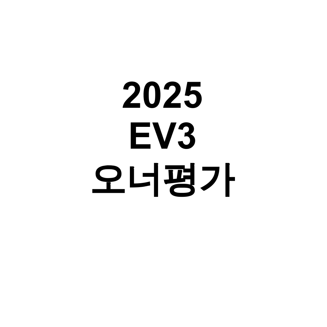 2025 EV3 오너평가