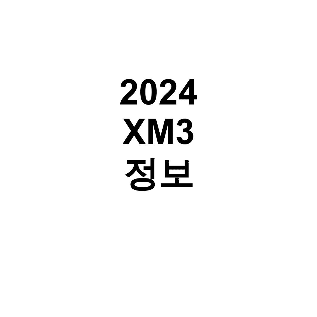 2024 XM3 정보
