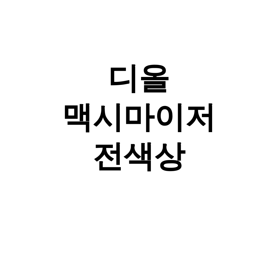디올 맥시마이저 전색상